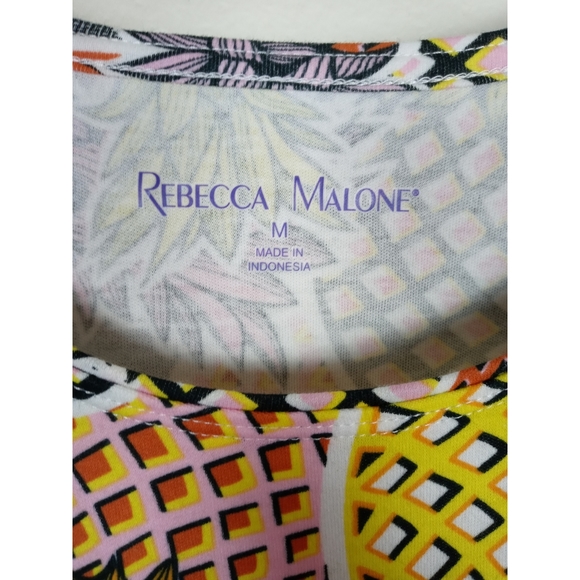 Rebecca Malone Pineapple Short Sleeve T-Shirt - Picture 3 of 6